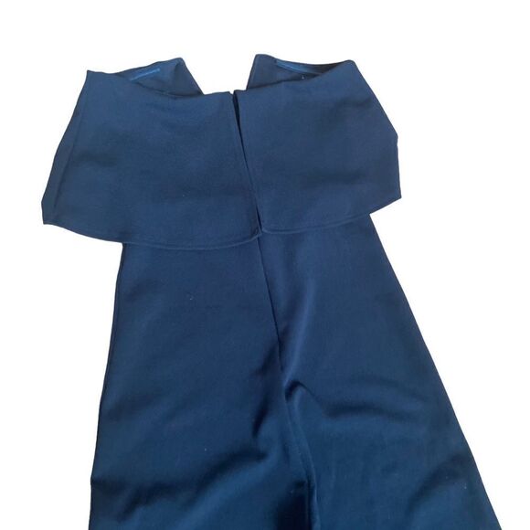 Lulus Power Of Love Black Strapless V Neck Jumpsuit Size XS - Picture 8 of 11
